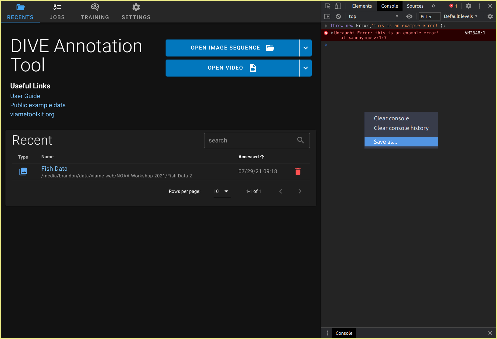 Debugging Desktop